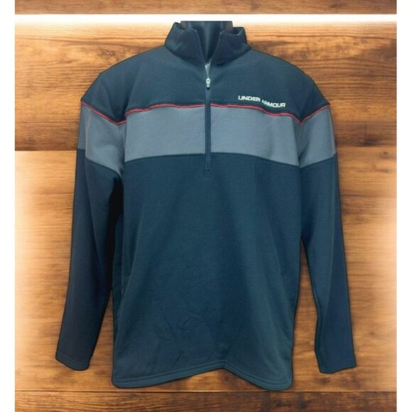 Under Armour Mens Loose Fit AllSeason Quarter-Zip Jacket Large - Picture 1 of 7
